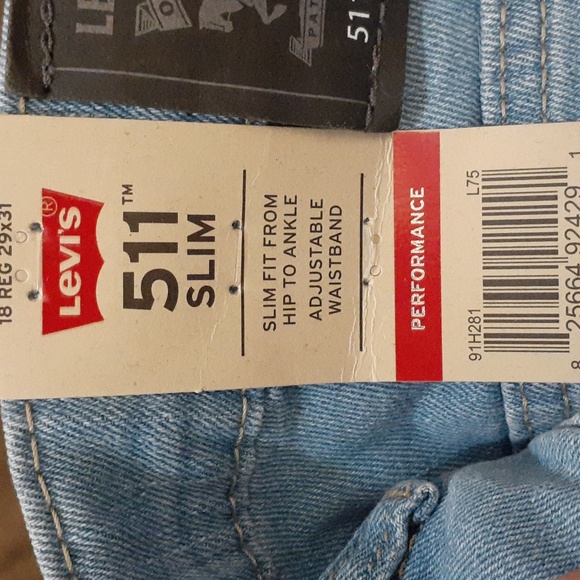 New!LEVI'S 29x31 slim performance jeans - Picture 2 of 7